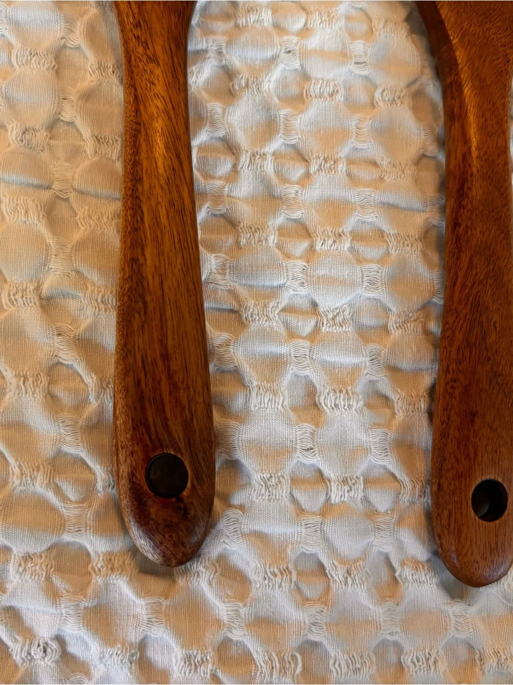Set of 2 Wooden Salad Serving Spoon and Fork sets
